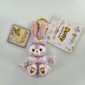 NWT stellalou bathrobe Shanghai Disney keychain/bag charm